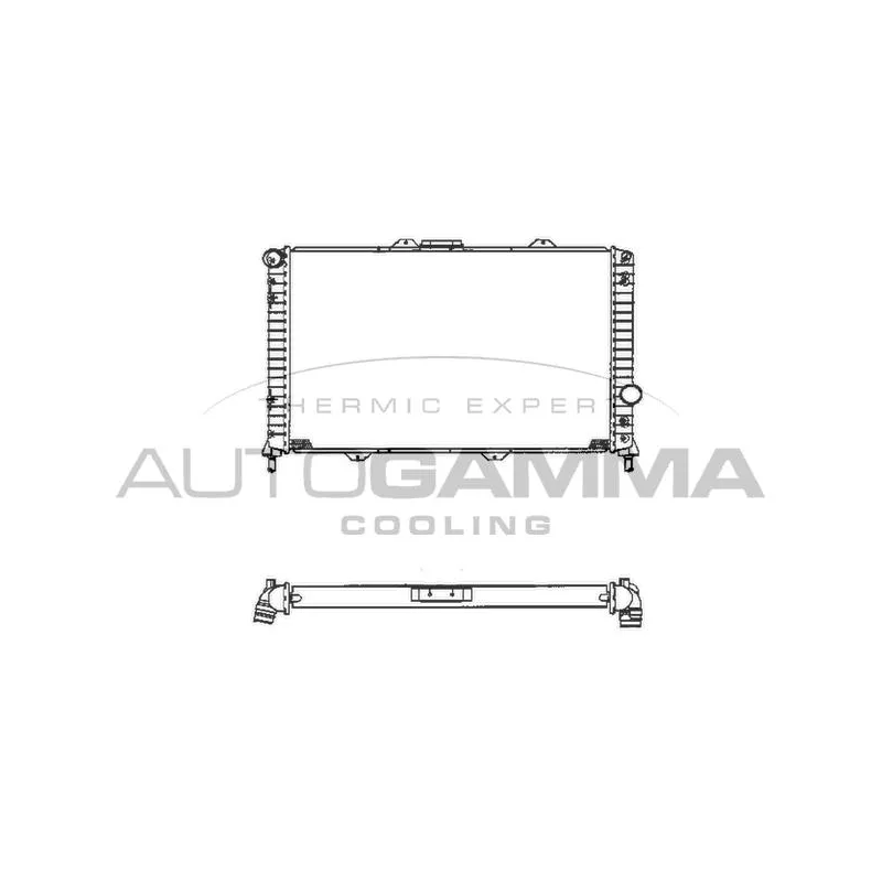 Radiateur, refroidissement du moteur AUTOGAMMA 101401