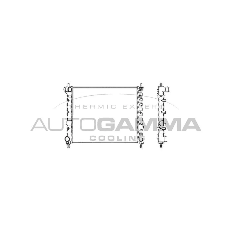 Radiateur, refroidissement du moteur AUTOGAMMA 101402