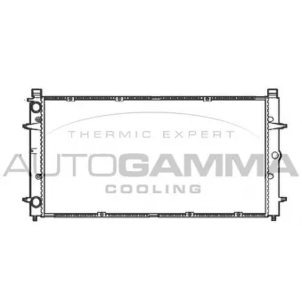 Radiateur, refroidissement du moteur AUTOGAMMA 101414