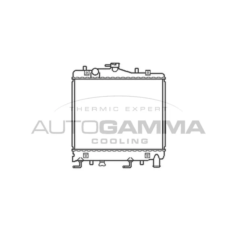 Radiateur, refroidissement du moteur AUTOGAMMA 101431