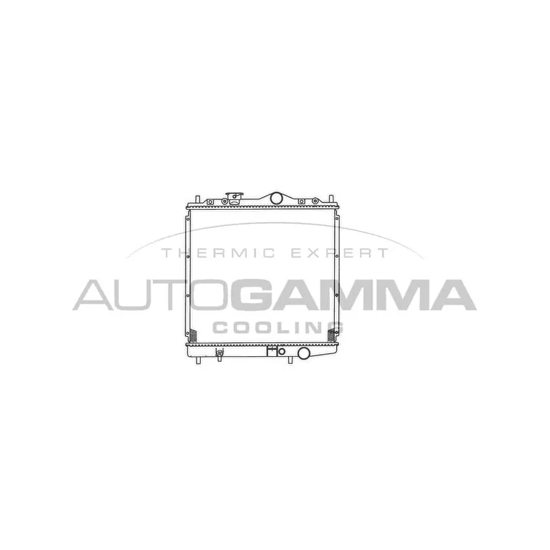 Radiateur, refroidissement du moteur AUTOGAMMA 101435