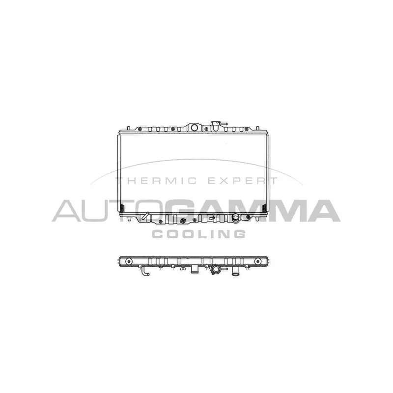 Radiateur, refroidissement du moteur AUTOGAMMA 101440