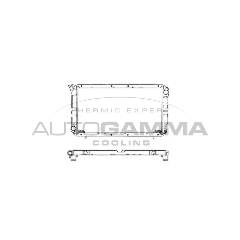 Radiateur, refroidissement du moteur AUTOGAMMA 101446