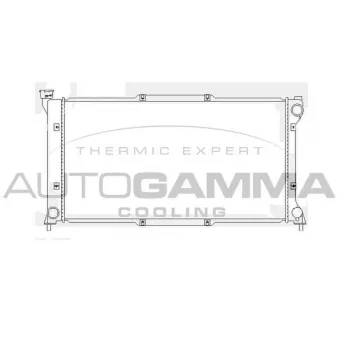 Radiateur, refroidissement du moteur AUTOGAMMA 101447