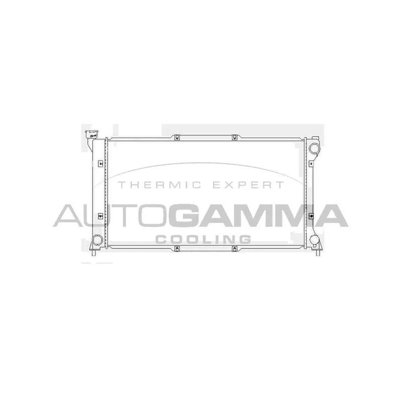 Radiateur, refroidissement du moteur AUTOGAMMA 101447
