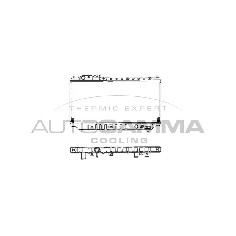 Radiateur, refroidissement du moteur AUTOGAMMA 101450
