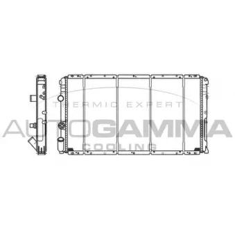 Radiateur, refroidissement du moteur AUTOGAMMA 101461