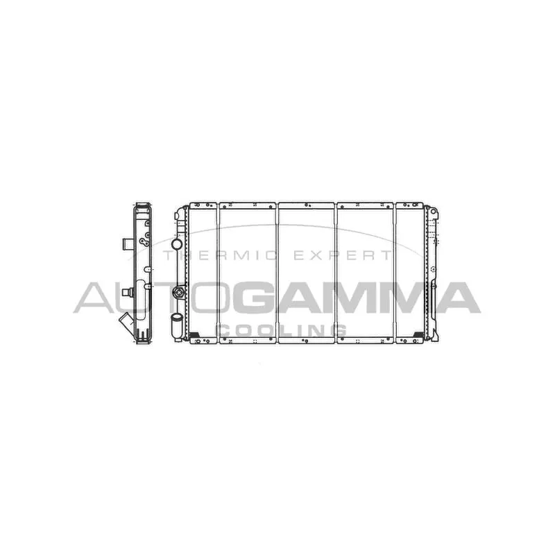 Radiateur, refroidissement du moteur AUTOGAMMA 101461
