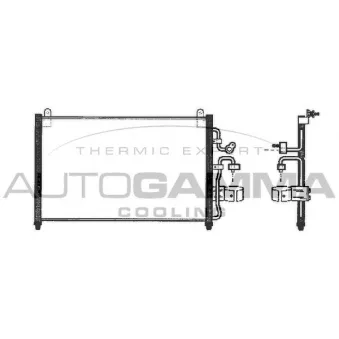Condenseur, climatisation AUTOGAMMA 101463