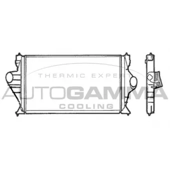 Intercooler, échangeur AUTOGAMMA 101478