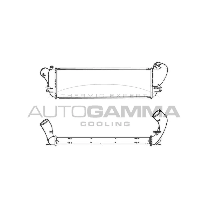 Intercooler, échangeur AUTOGAMMA 101480