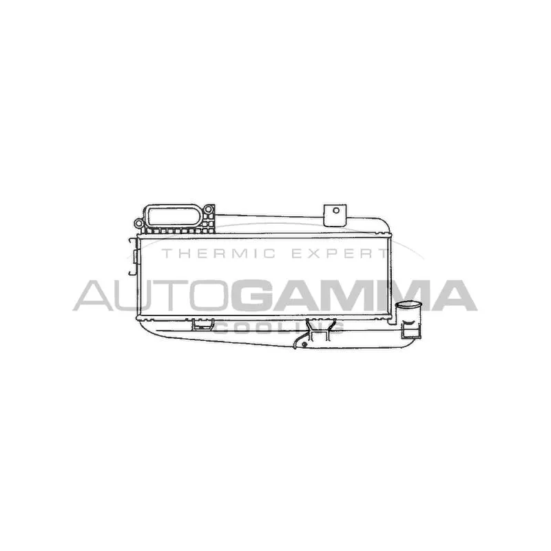 Intercooler, échangeur AUTOGAMMA 101484