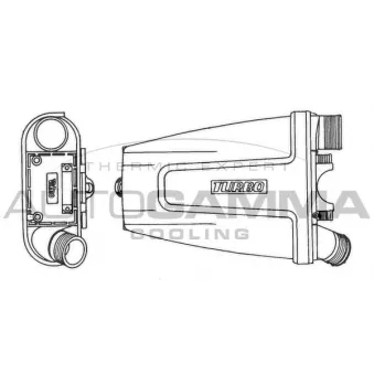 Intercooler, échangeur AUTOGAMMA 101485