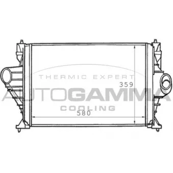 Intercooler, échangeur AUTOGAMMA