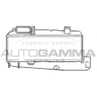 Intercooler, échangeur AUTOGAMMA 101489