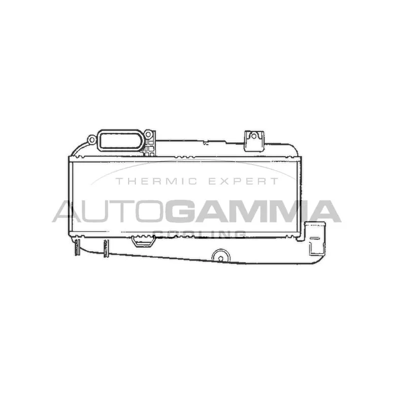 Intercooler, échangeur AUTOGAMMA 101489