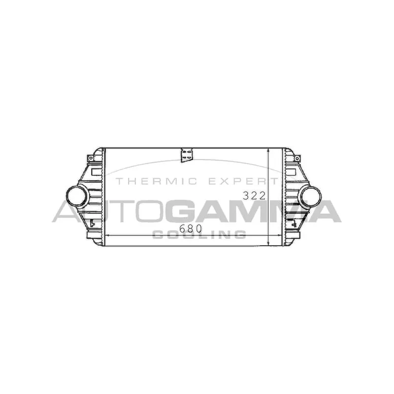 Intercooler, échangeur AUTOGAMMA 101491