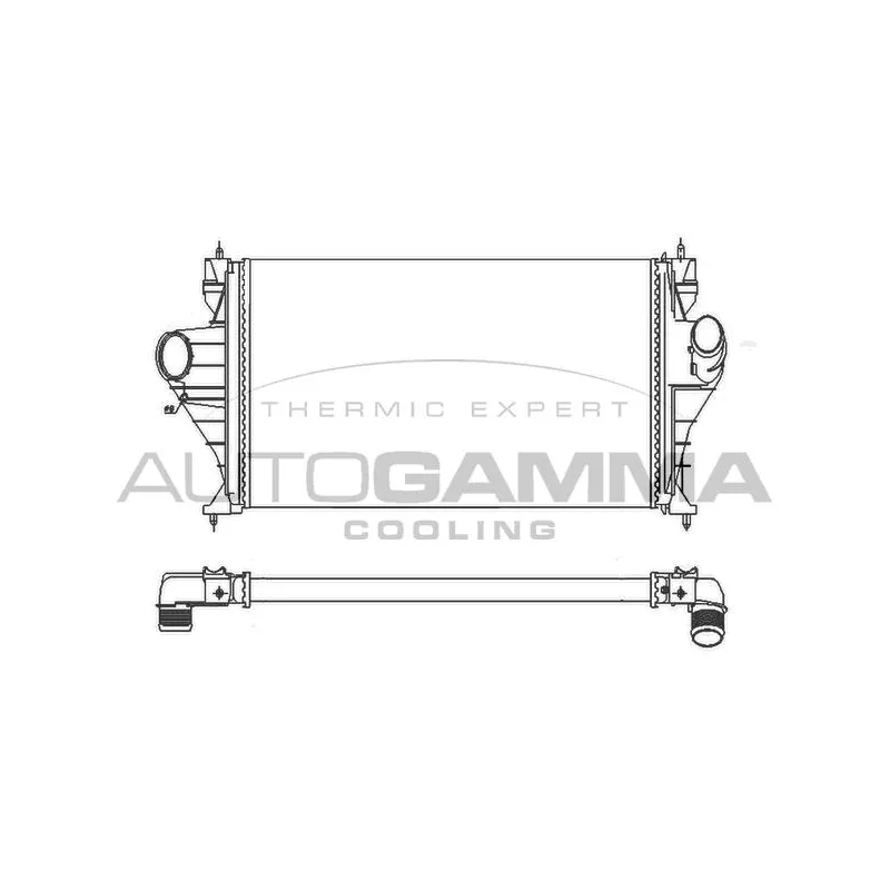Intercooler, échangeur AUTOGAMMA 101492