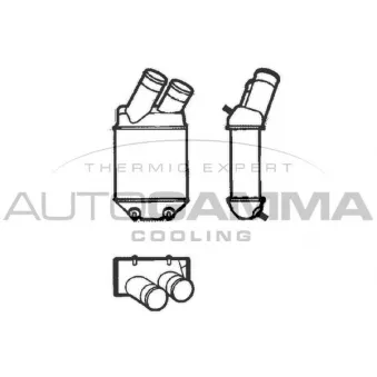 Intercooler, échangeur AUTOGAMMA 101493