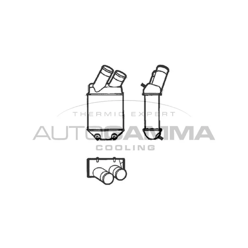 Intercooler, échangeur AUTOGAMMA 101493