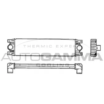 Intercooler, échangeur AUTOGAMMA 101499