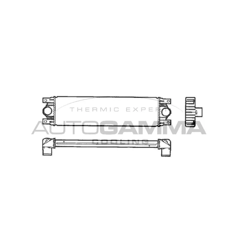 Intercooler, échangeur AUTOGAMMA 101499