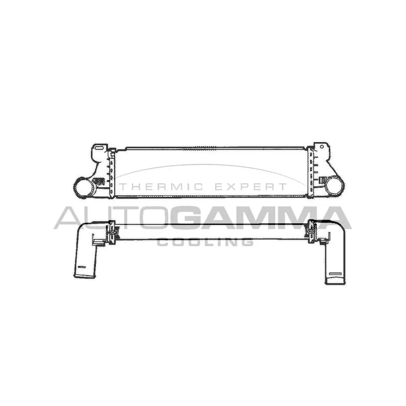 Intercooler, échangeur AUTOGAMMA 101504