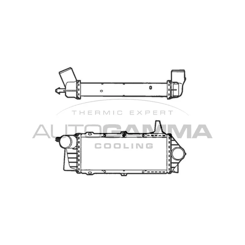 Intercooler, échangeur AUTOGAMMA 101505