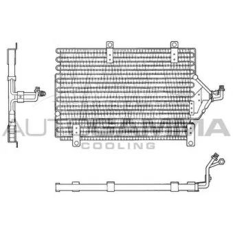 Condenseur, climatisation AUTOGAMMA 101561