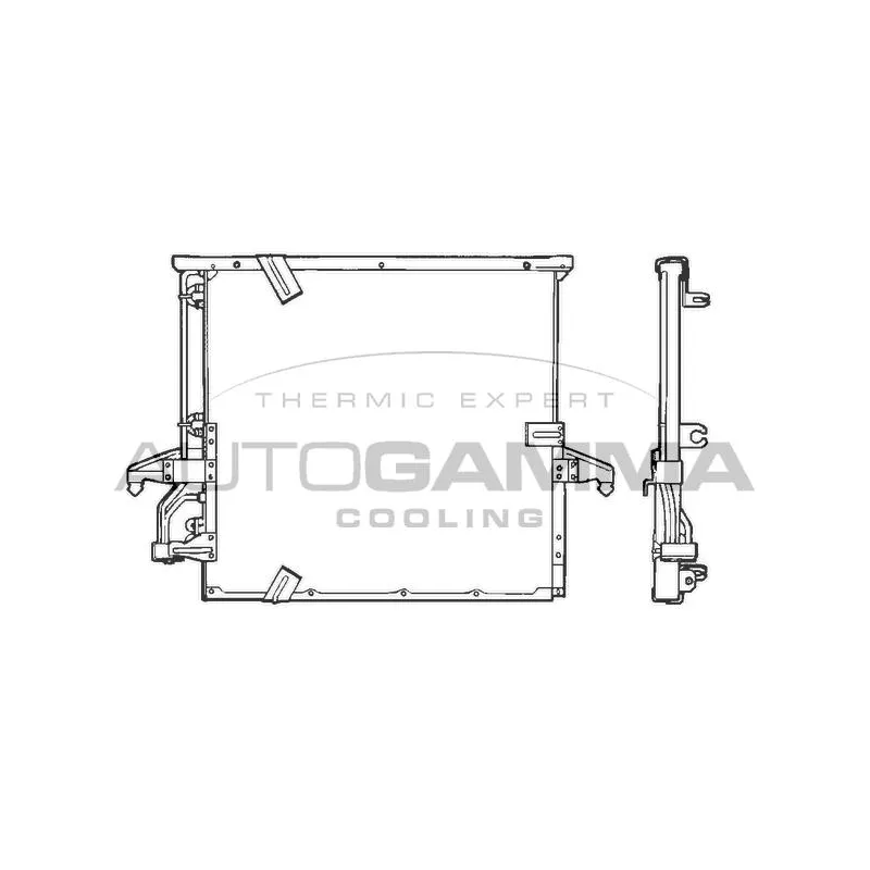 Condenseur, climatisation AUTOGAMMA 101565