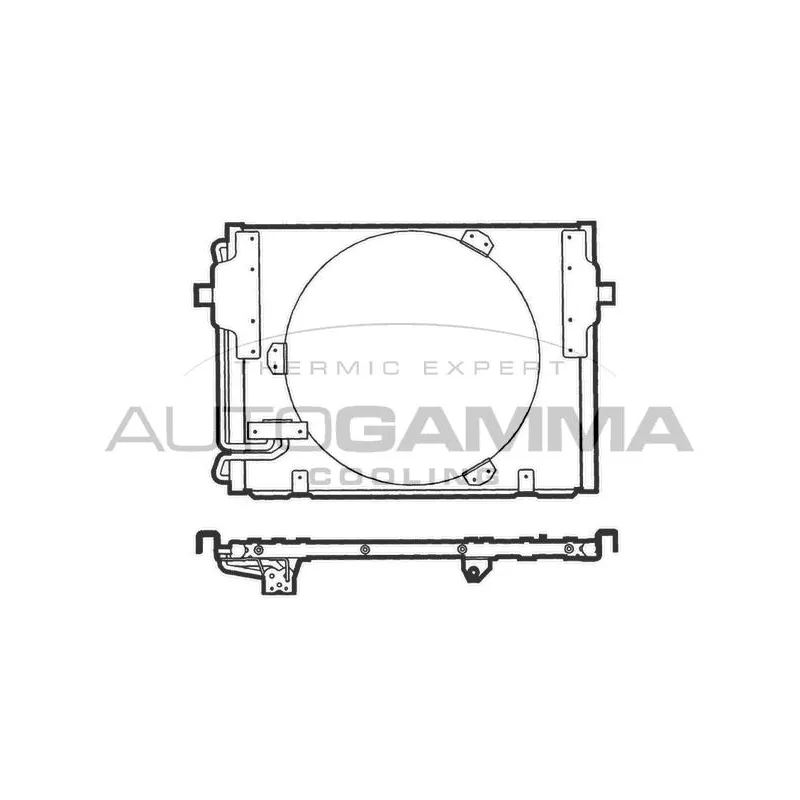 Condenseur, climatisation AUTOGAMMA 101566