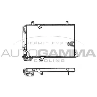 Condenseur, climatisation AUTOGAMMA 101569