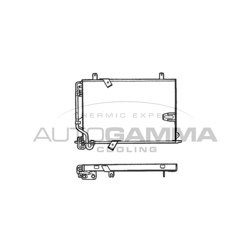 Condenseur, climatisation AUTOGAMMA 101569