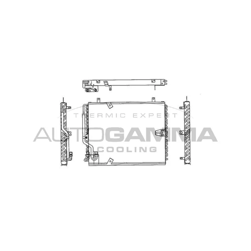 Condenseur, climatisation AUTOGAMMA 101570