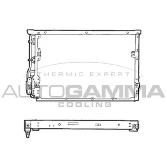Condenseur, climatisation AUTOGAMMA 101571