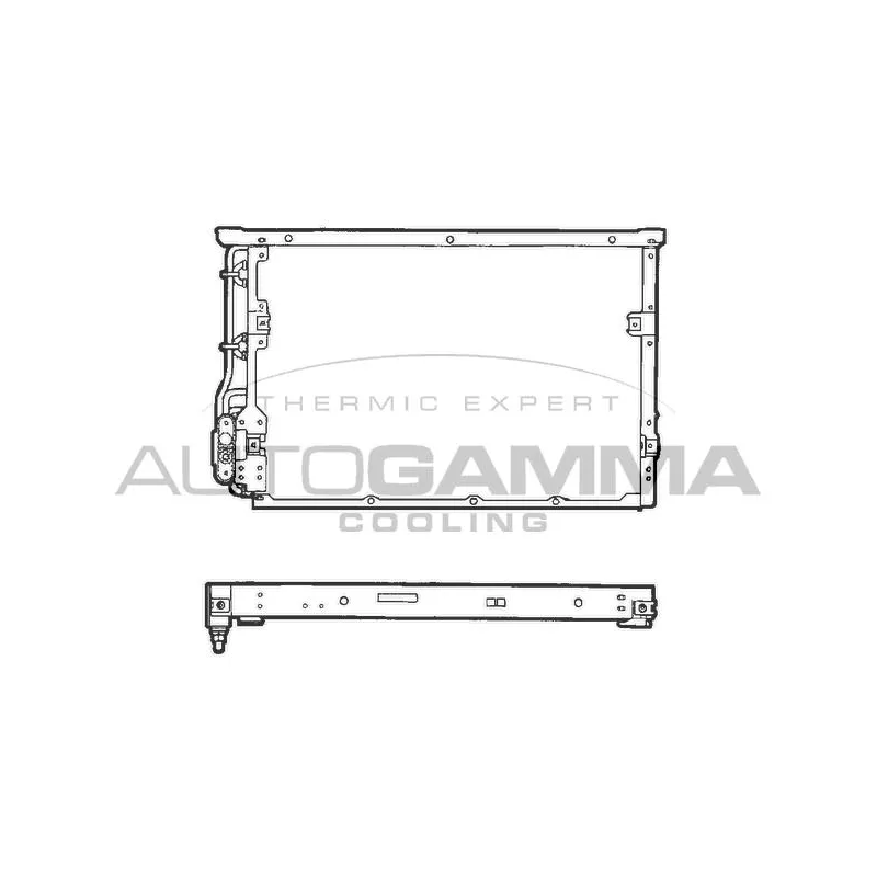 Condenseur, climatisation AUTOGAMMA 101571
