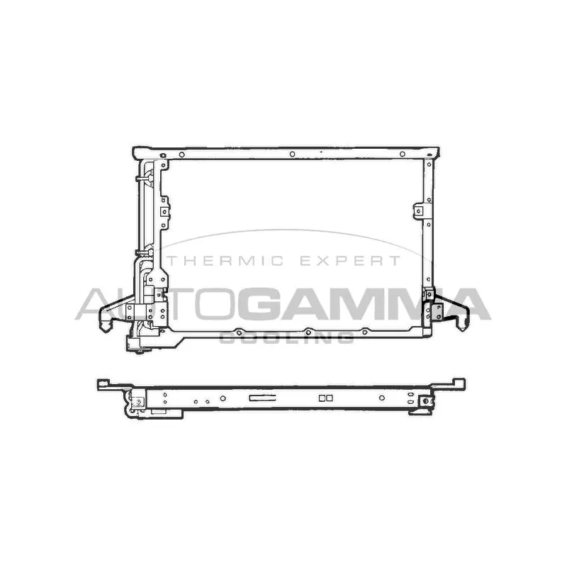 Condenseur, climatisation AUTOGAMMA 101572