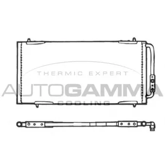 Condenseur, climatisation AUTOGAMMA 101577