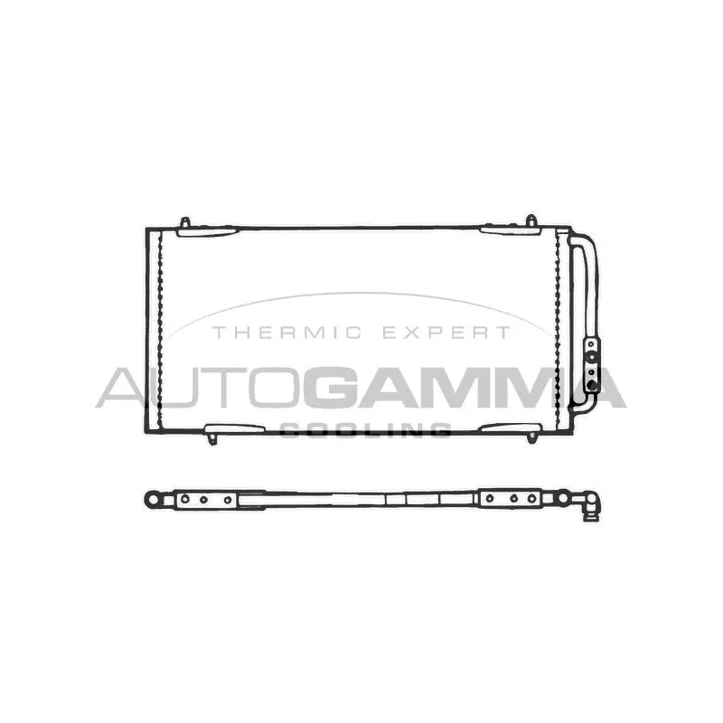 Condenseur, climatisation AUTOGAMMA 101577
