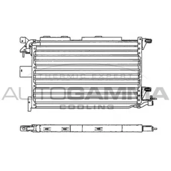 Condenseur, climatisation AUTOGAMMA 101586