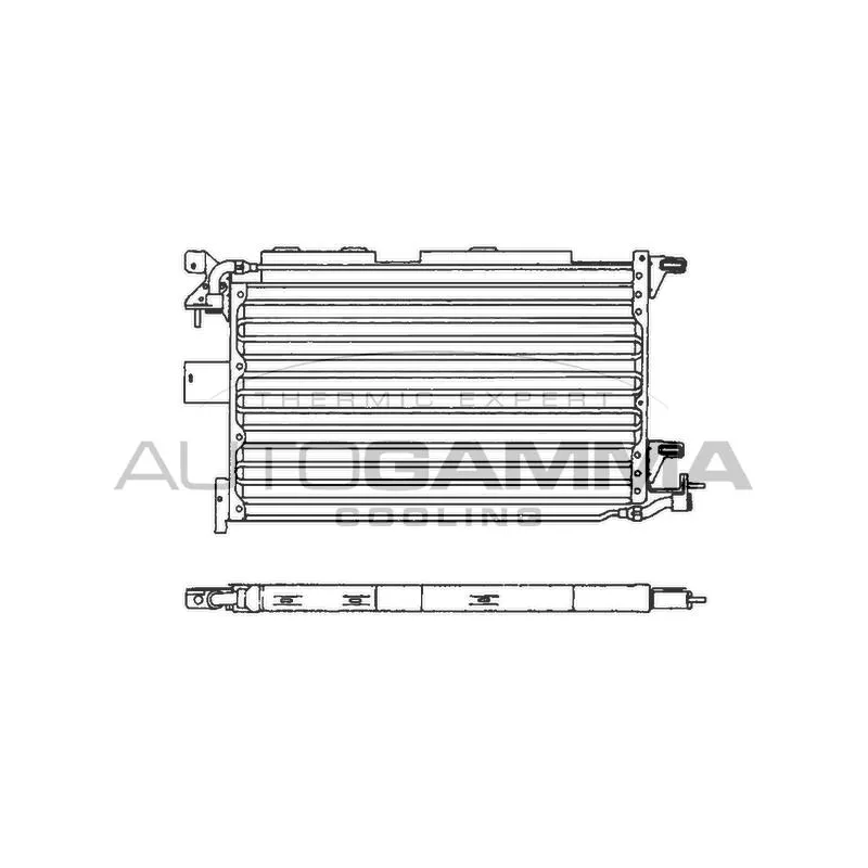 Condenseur, climatisation AUTOGAMMA 101586