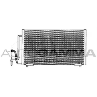 Condenseur, climatisation AUTOGAMMA 101587