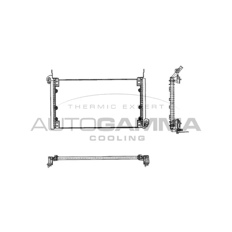 Condenseur, climatisation AUTOGAMMA 101588