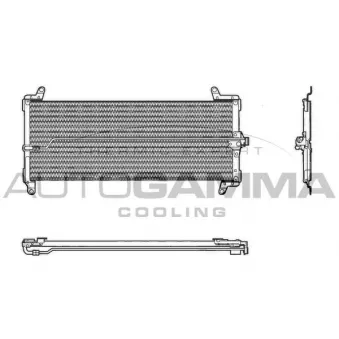 Condenseur, climatisation AUTOGAMMA 101589
