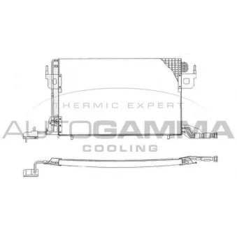 Condenseur, climatisation AUTOGAMMA 101590