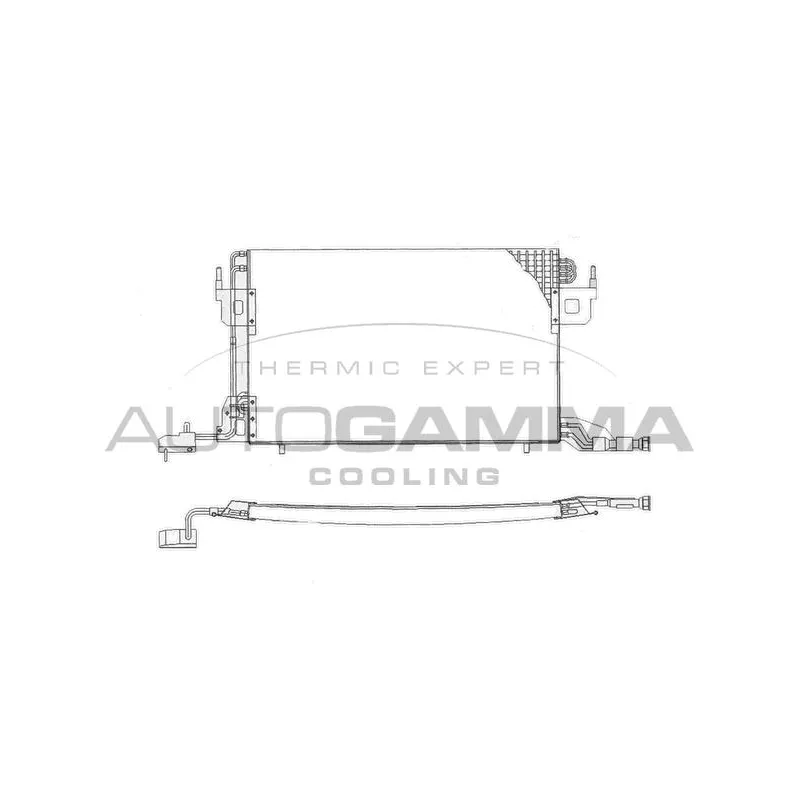 Condenseur, climatisation AUTOGAMMA 101590