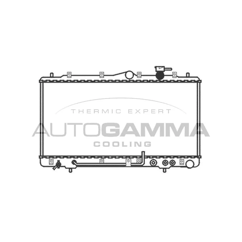 Radiateur, refroidissement du moteur AUTOGAMMA 101591