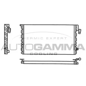 Condenseur, climatisation AUTOGAMMA 101593
