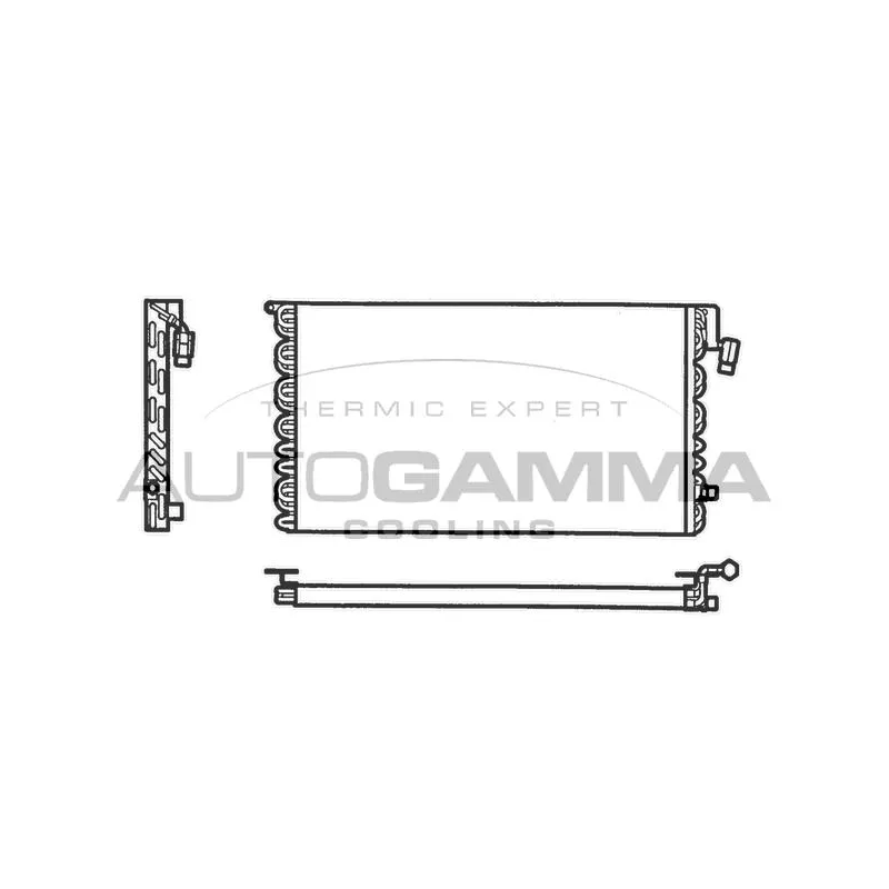 Condenseur, climatisation AUTOGAMMA 101593