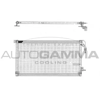 Condenseur, climatisation AUTOGAMMA 101594